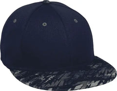 OC Sports MWS1425S ProTech Mesh Flexfit Ball Cap - Navy Storm - Navy Black / 6 3/8’’ - 6 3/4’’