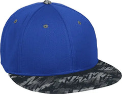 OC Sports MWS1425S ProTech Mesh Flexfit Ball Cap - Royal Storm - Royal Black / 6 3/8’’ - 6 3/4’’