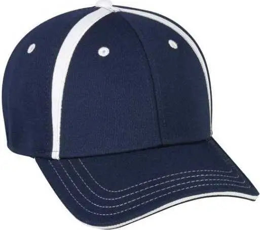 OC Sports MWS1465I Proflex ProTech Q3 Fabric Cap - Navy White - Navy White / 6 3/8’’ - 6 3/4’’