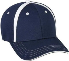 OC Sports MWS1465I Proflex ProTech Q3 Fabric Cap - Navy White - Navy White / 6 3/8’’ - 6 3/4’’