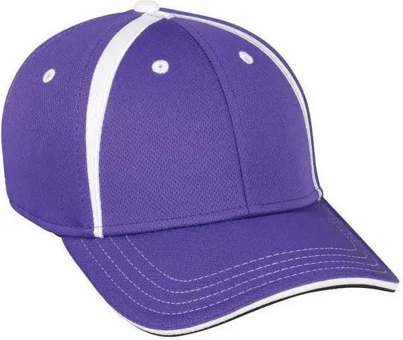 OC Sports MWS1465I Proflex ProTech Q3 Fabric Cap - Purple White - Purple White / 6 3/8’’ - 6 3/4’’