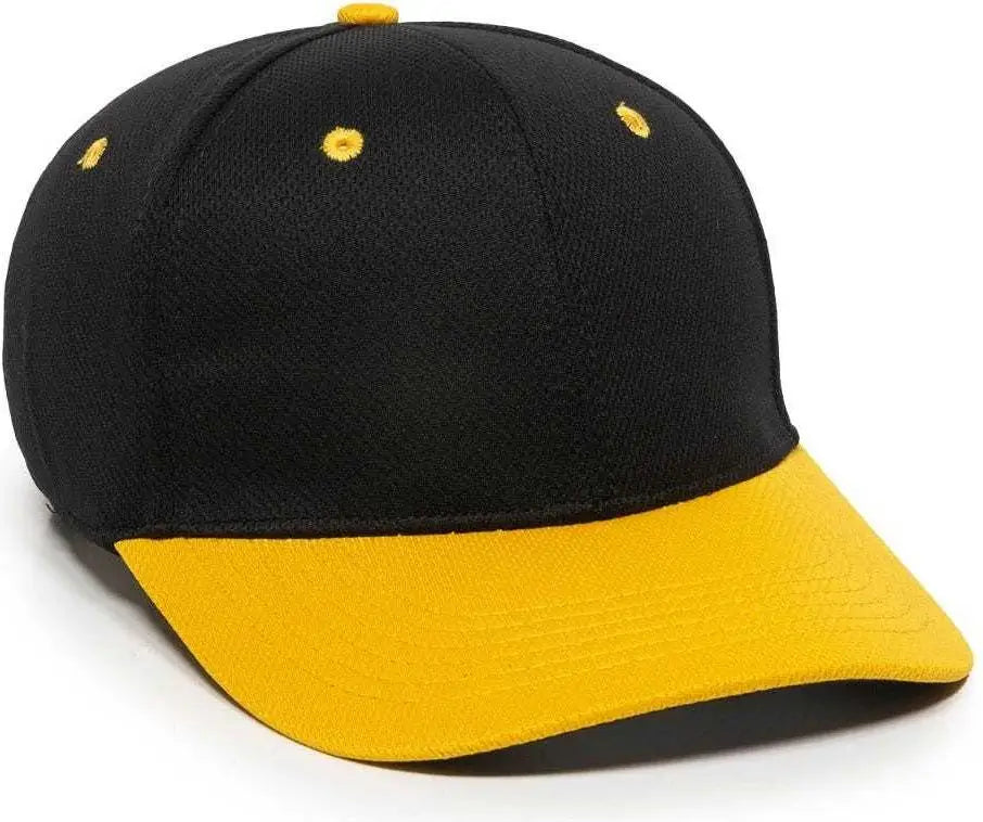 OC Sports MWS25 Flexible Fitting Cap Black Gold Black Gold / 6 3/8’’ 6 3/4’’
