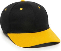 OC Sports MWS25 Flexible Fitting Cap Black Gold Black Gold / 6 3/8’’ 6 3/4’’
