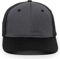 OC Sports MWS25 Flexible Fitting Cap - Graphite Black Black