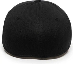 OC Sports MWS25 Flexible Fitting Cap - Graphite Black Black
