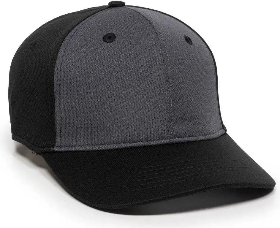 OC Sports MWS25 Flexible Fitting Cap - Graphite Black Black - Dark Gray Black / 6 3/8’’ - 6 3/4’’