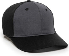 OC Sports MWS25 Flexible Fitting Cap - Graphite Black Black - Dark Gray Black / 6 3/8’’ - 6 3/4’’