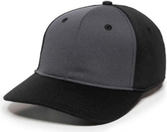 OC Sports MWS25 Flexible Fitting Cap - Graphite Black Black