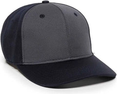 OC Sports MWS25 Flexible Fitting Cap - Graphite Navy Navy - Dark Gray Navy / 6 3/8’’ - 6 3/4’’