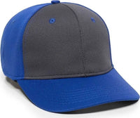 OC Sports MWS25 Flexible Fitting Cap - Graphite Royal Royal - Dark Gray Royal / 6 3/8’’ - 6 3/4’’