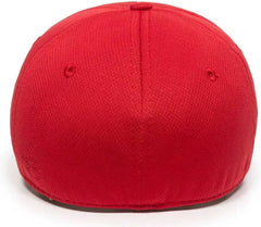 OC Sports MWS25 Flexible Fitting Cap - Red