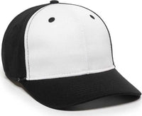 OC Sports MWS25 Flexible Fitting Cap - White Black Black - White Black / 6 3/8’’ - 6 3/4’’