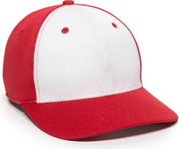 OC Sports MWS50 Adjustable Cap - White Red Red - White Red / 6 3/8’’ - 7’’