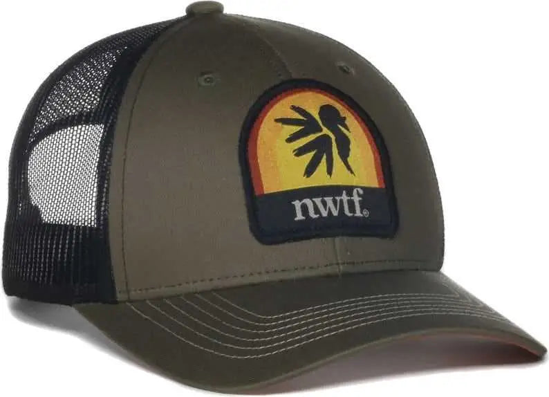 OC Sports NWTF35A National Wild Turkey Series Cap - Loden Black - Black / OSFM