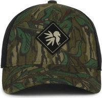 OC Sports NWTF38 National Wild Turkey Series Cap - Mossy Oak Greenleaf Black - Mossy Oak Black / 6 7/8’’ - 7 1/2’’