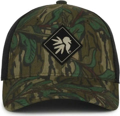 OC Sports NWTF38 National Wild Turkey Series Cap - Mossy Oak Greenleaf Black - Mossy Oak Black / 6 7/8’’ - 7 1/2’’