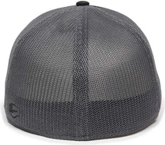 OC Sports OC12M Phenom Performance Twill Front Panel Cap -Black Graphite