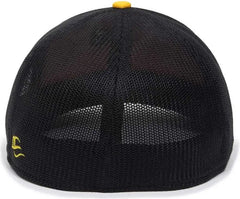 OC Sports OC12M Phenom Performance Twill Front Panel Cap -Gold Black