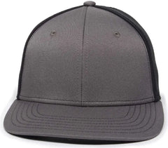 OC Sports OC12M Phenom Performance Twill Front Panel Cap -Graphite Black