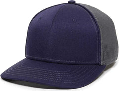 OC Sports OC12M Phenom Performance Twill Front Panel Cap -Navy Graphite