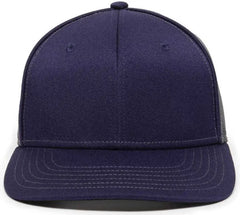 OC Sports OC12M Phenom Performance Twill Front Panel Cap -Navy Graphite