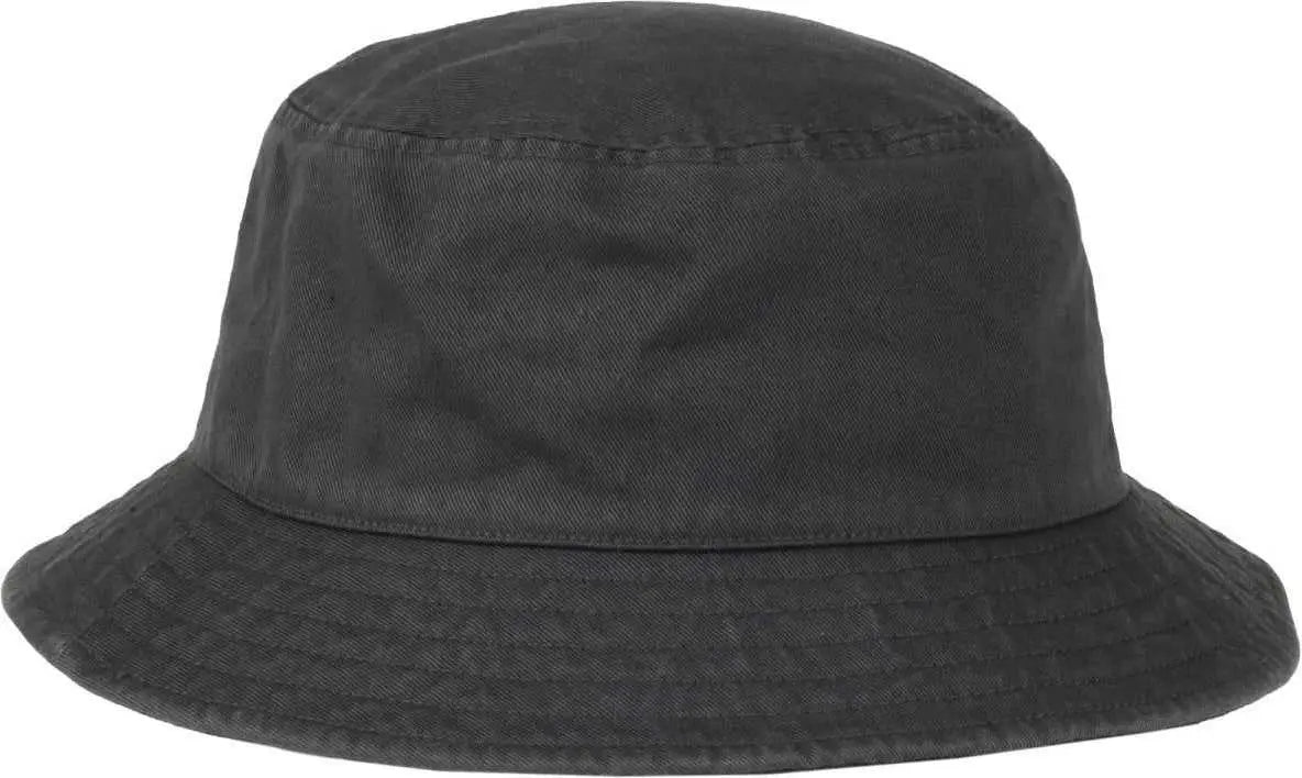 OC Sports OC200 Medium Washed Bucket Cotton Hat - Gray - Gray / OSFM