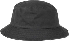 OC Sports OC200 Medium Washed Bucket Cotton Hat - Gray - Gray / OSFM