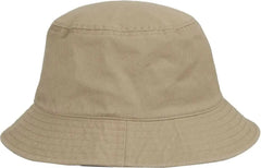 OC Sports OC200 Medium Washed Bucket Cotton Hat - Khaki - Khaki / OSFM