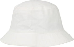 OC Sports OC200 Medium Washed Bucket Cotton Hat - White - White / OSFM