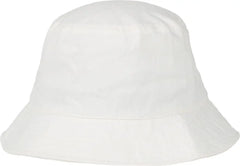OC Sports OC200 Medium Washed Bucket Cotton Hat - White - White / OSFM