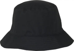 OC Sports OC200PF Medium Washed Bucket Polyester Hat - Black - Black / OSFM
