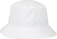OC Sports OC200PF Medium Washed Bucket Polyester Hat - White - White / OSFM