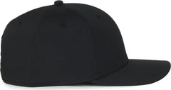 OC Sports OC360PF ProFlex Adjustable Solid Back Cap - Black - Black / OSFM