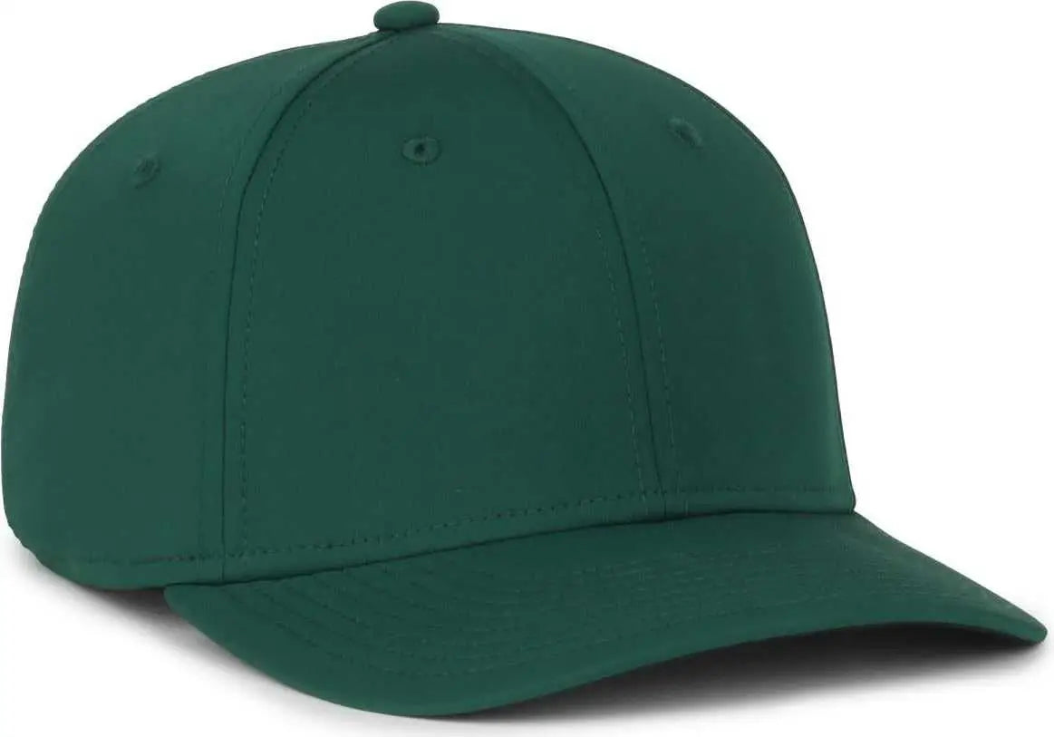 OC Sports OC360PF ProFlex Adjustable Solid Back Cap - Dark Green - Green / OSFM