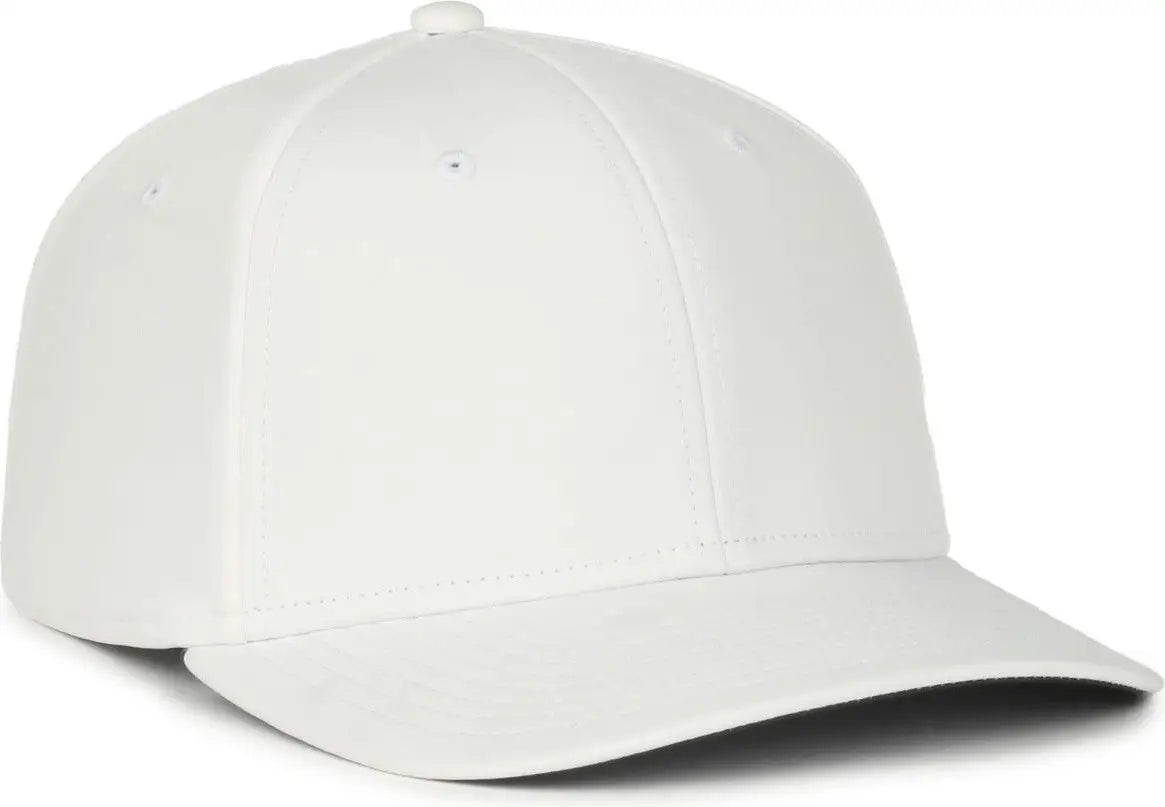 OC Sports OC360PF ProFlex Adjustable Solid Back Cap - White - White / OSFM