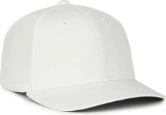 OC Sports OC360PF ProFlex Adjustable Solid Back Cap - White - White / OSFM