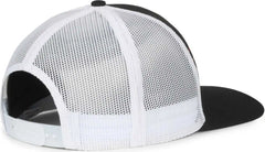 OC Sports OC503M Stripped Front Panel Cap - Black Prism - Prism / OSFM