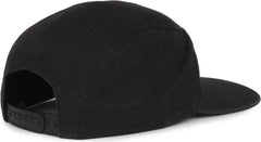 OC Sports OC505 5-Panel Camper Cap - Black - Black / OSFM