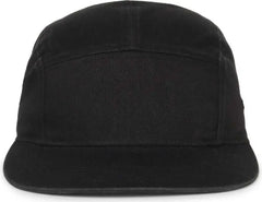 OC Sports OC505 5-Panel Camper Cap - Black - Black / OSFM