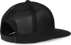 OC Sports OC510HP 5-Panel Mesh Back Cap - Black Black - Black / OSFM