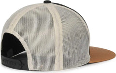 OC Sports OC510HP 5-Panel Mesh Back Cap - Black Stone Duk - Duk / OSFM