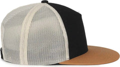 OC Sports OC510HP 5-Panel Mesh Back Cap - Black Stone Duk - Duk / OSFM