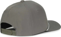 OC Sports OC550PF Performance 5-Panel with Cord Cap - Charcoal - Dark Gray / OSFM
