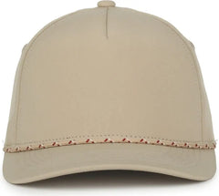 OC Sports OC550PF Performance 5-Panel with Cord Cap - Khaki - Khaki / OSFM