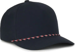 OC Sports OC550PF Performance 5-Panel with Cord Cap - Navy - Navy / OSFM