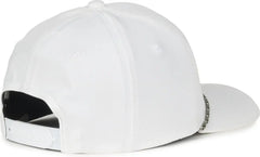 OC Sports OC550PF Performance 5-Panel with Cord Cap - White - White / OSFM