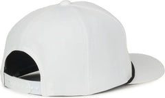 OC Sports OC550PF Performance 5-Panel with Cord Cap - White Black Cord - Cord / OSFM