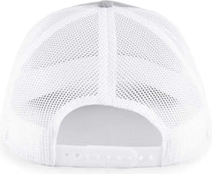 OC Sports OC571 Slight Pre-Curved Visor with Mesh Back Cap - LN Heathered Gray White - Gray White / 6 7/8’’ - 7 1/2’’