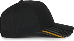 OC Sports OC601 Performance Service Flag Insert Cap - Black Disp2 - Disp2 / OSFM