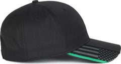 OC Sports OC601 Performance Service Flag Insert Cap - Black Mlty2 - Mlty2 / OSFM